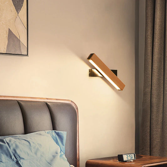 Lampe de chevet murale rotative