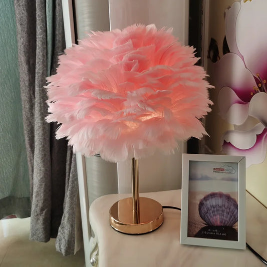 Lampe de chevet Plume