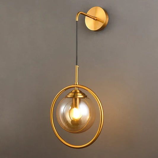 Lampe de chevet Suspendue Laiton design