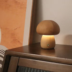 Lampe de Chevet Champignon Bois - Vignette | LUMIREVA