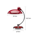 Lampe de chevet rouge vintage - Vignette | LUMIREVA