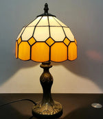 Lampe de chevet Vintage Tiffany jaune - Vignette | LUMIREVA