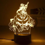 Lampe de chevet garcon Naruto blanc - Vignette | LUMIREVA