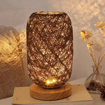 Lampe de chevet Rotin - Vignette | LUMIREVA