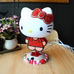 Lampe de chevet fille hello kitty strass - Vignette | LUMIREVA