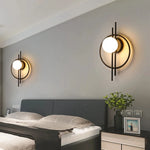 Lampe de chevet murale design noir - Vignette | LUMIREVA