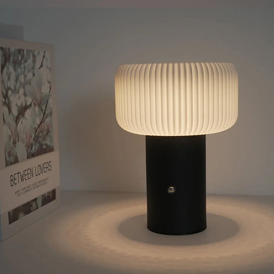 Lampe de table champignon sans fil